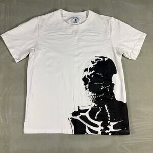 Faith Connexion 100% Human Skeleton Graphic‎ T-Shirt Sz XL Preowned